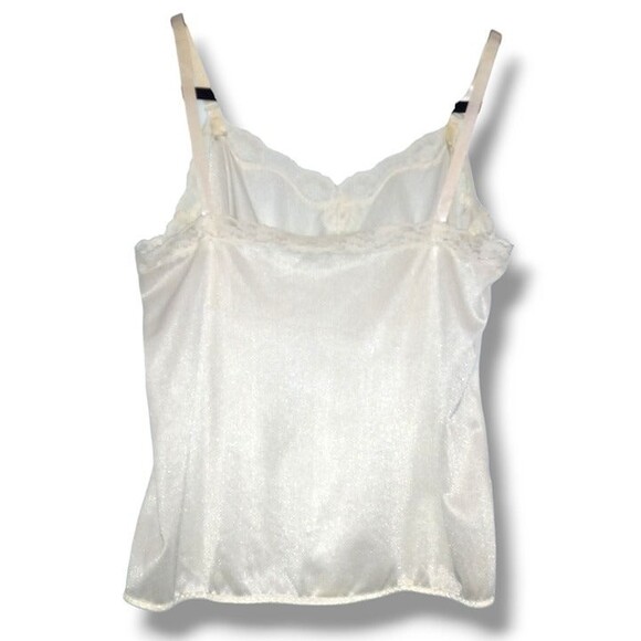 Berkliff Size 36 Camisole Slip-White-Adjustable Straps-Vintage-Made in USA - Picture 4 of 6